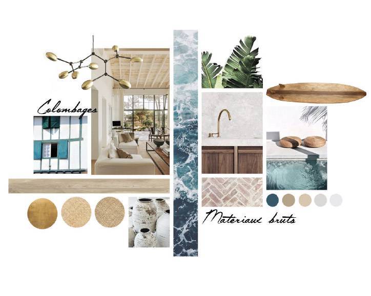 Claire Melul Architecture Intérieure - Villa S.O - Moodboard