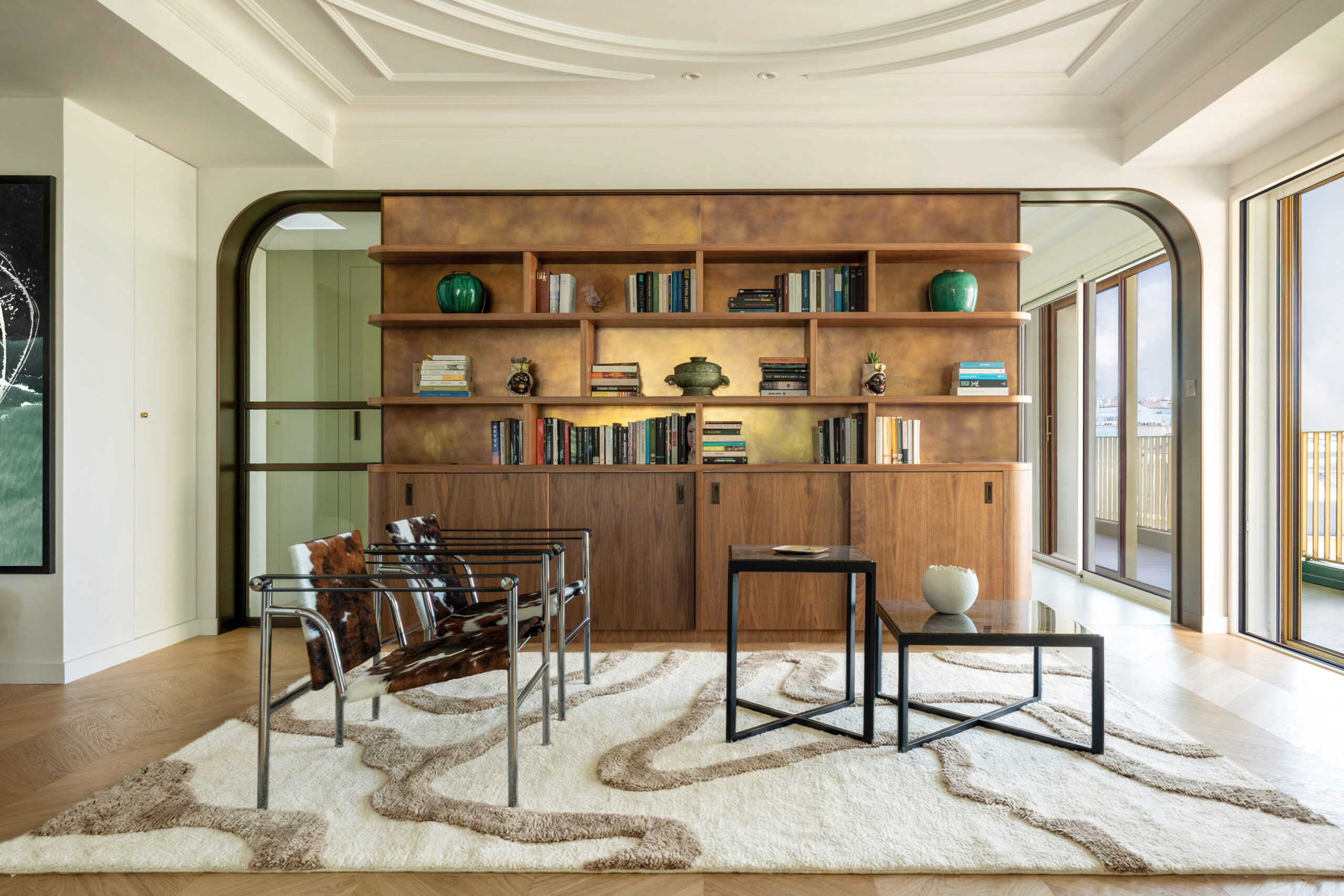 Claire Mélul Architecture Intérieure - Biarritz Grande Plage - Bibliothèque