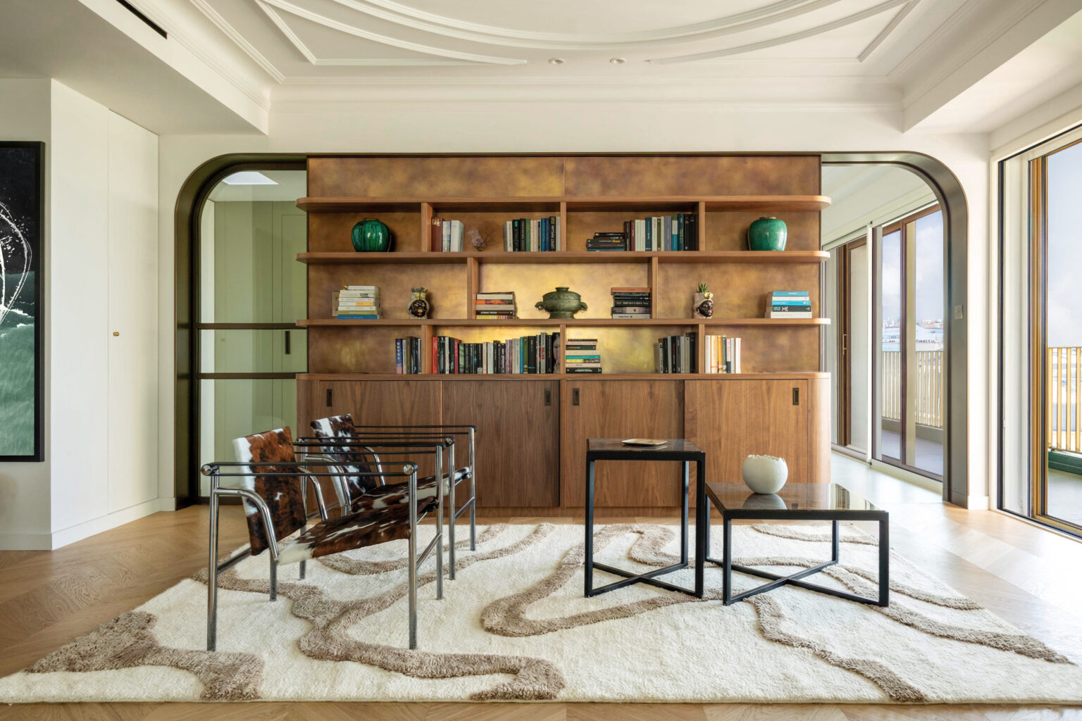 Claire Mélul Architecture Intérieure - Biarritz Grande Plage - Bibliothèque